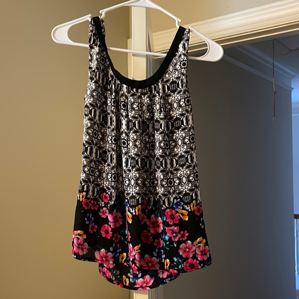 Flowy tie back tank
